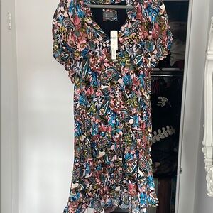 Anthropologie Floral Multicolor Dress